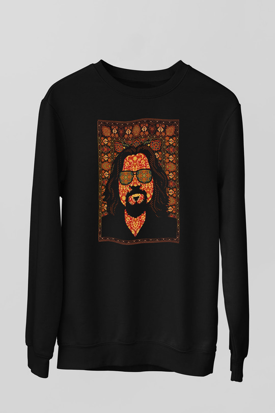 The Big Lebowski Büyük Lebowski Siyah Unisex Sweatshirt