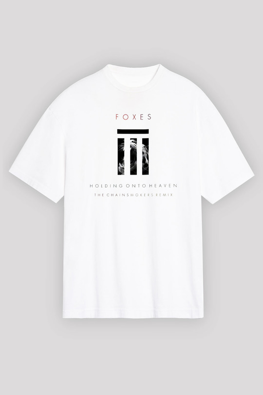 The Chainsmokers Beyaz Unisex Oversize Tişört T-Shirt