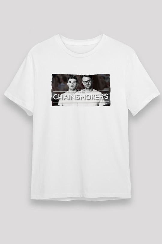 The Chainsmokers Beyaz Unisex Tişört T-Shirt - TişörtFabrikası
