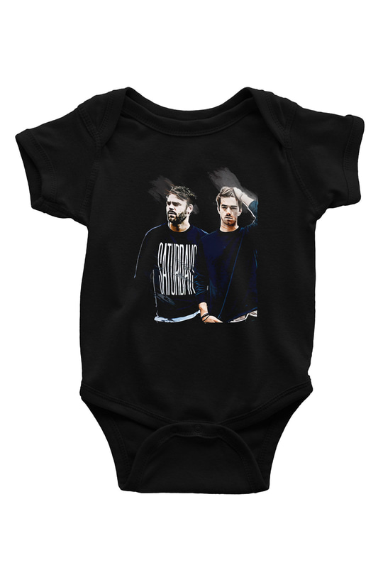 The Chainsmokers Siyah Bebek Body - Zıbın