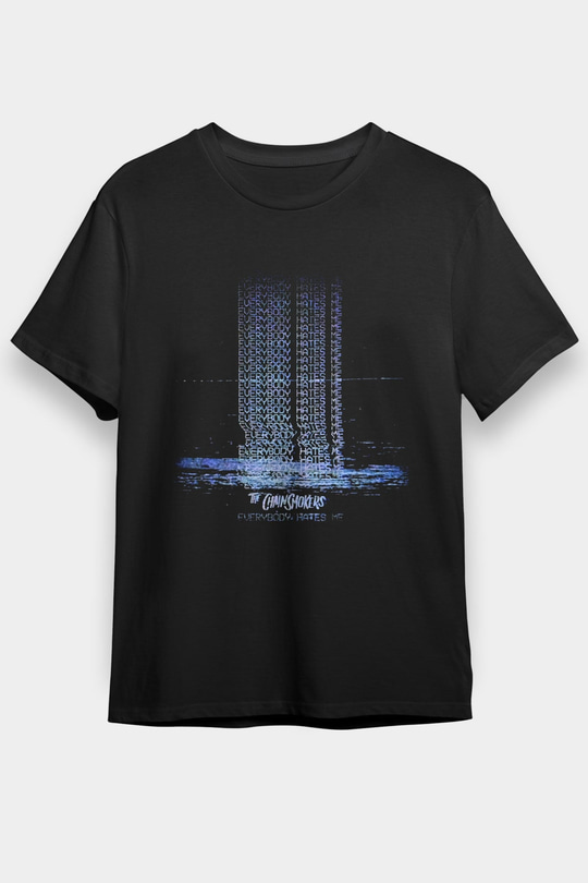 The Chainsmokers Siyah Unisex Tişört T-Shirt - TişörtFabrikası
