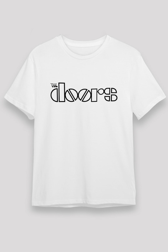 The Doors Beyaz Unisex Tişört T-Shirt - TişörtFabrikası