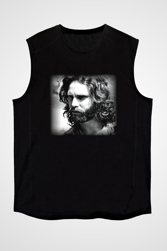 The Doors Siyah Unisex Kolsuz Tişört