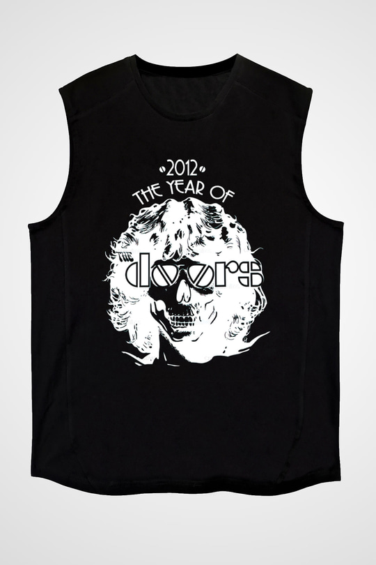 The Doors Siyah Unisex Kolsuz Tişört