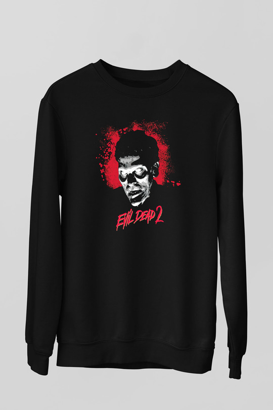 The Evil Dead Siyah Unisex Sweatshirt