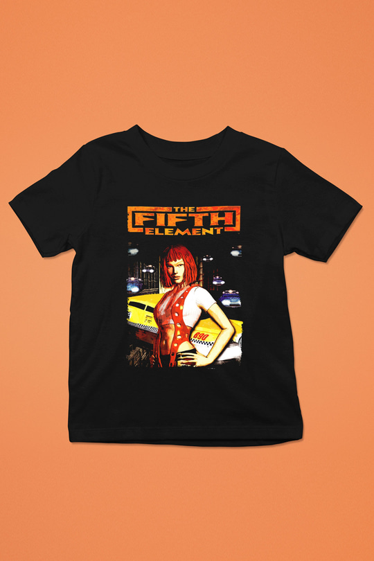 The Fifth Element Siyah Unisex  Çocuk Tişört