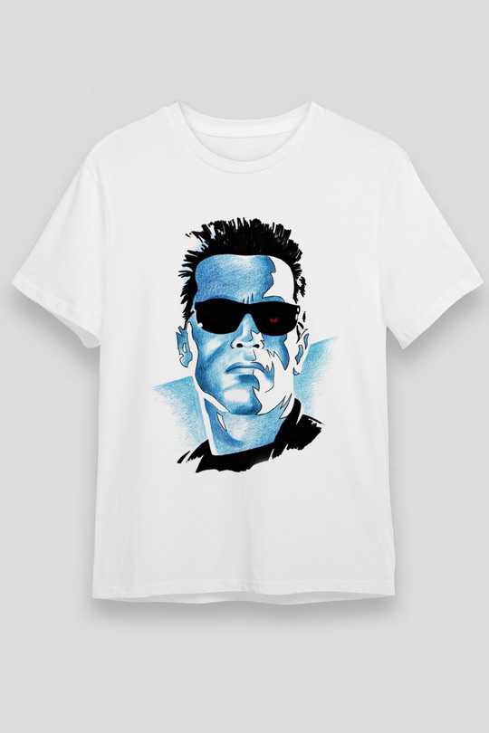 The Terminator Beyaz Unisex Tişört T-Shirt