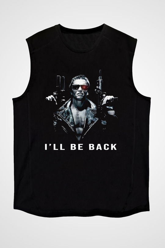 The Terminator Siyah Unisex Kolsuz Tişört