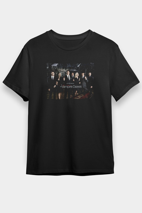 The Vampire Diaries Siyah Unisex Tişört T-Shirt