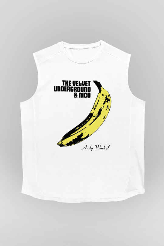 The Velvet Underground Beyaz Unisex Kolsuz Tişört