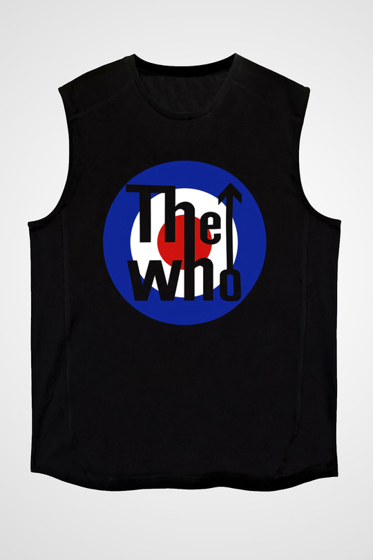The Who Siyah Unisex Kolsuz Tişört