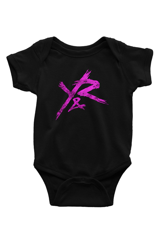 The Young and the Restless Baskılı Siyah Bebek Body - Zıbın