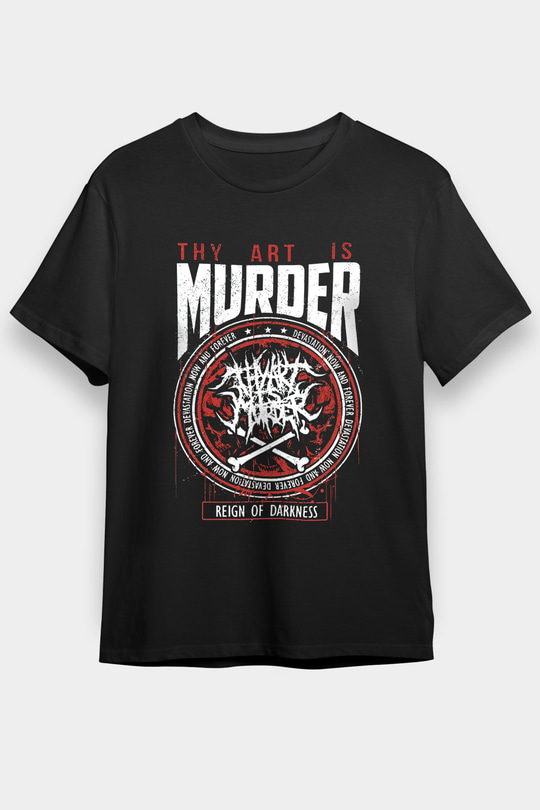 Thy Art Is Murder Siyah Unisex Tişört T-Shirt - TişörtFabrikası