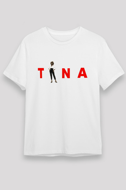 Tina Turner Beyaz Unisex Tişört T-Shirt - TişörtFabrikası