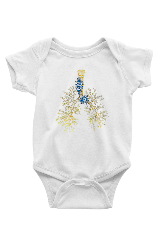 Tıp Bayramı Baskılı Beyaz Unisex Bebek Body - Zıbın
