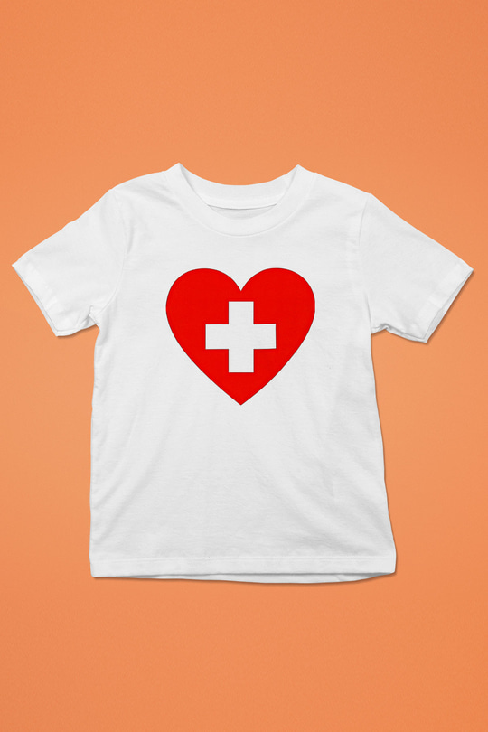 Tıp Bayramı Baskılı Beyaz Unisex Beyaz Çocuk Tişört - Tshirt