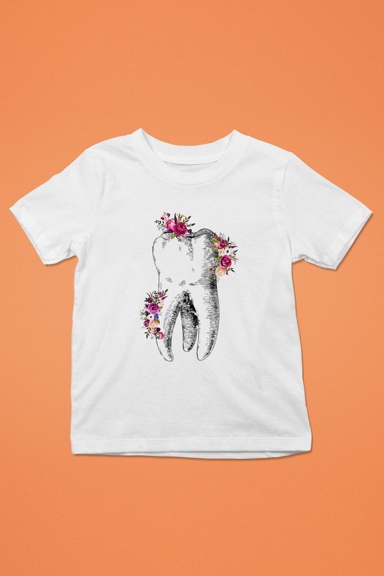 Tıp Bayramı Baskılı Beyaz Unisex Beyaz Çocuk Tişört - Tshirt