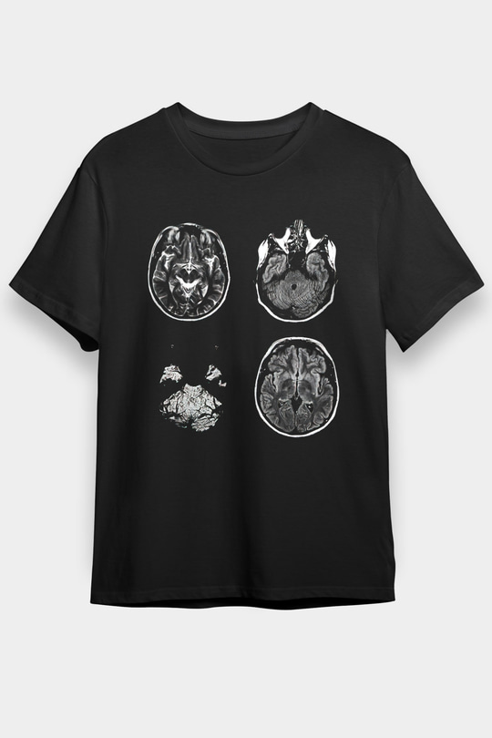 Tıp Bayramı Baskılı Unisex Siyah Tişört - Tshirt