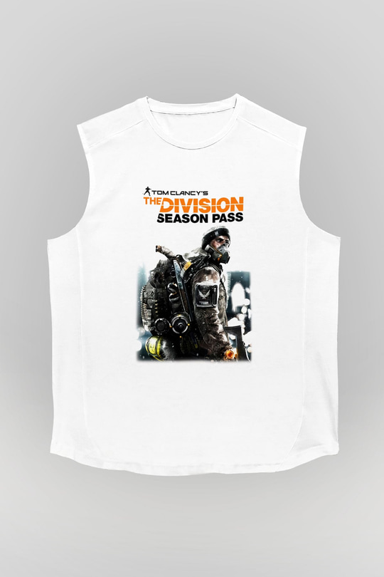 Tom Clancy Beyaz Unisex Kolsuz Tişört