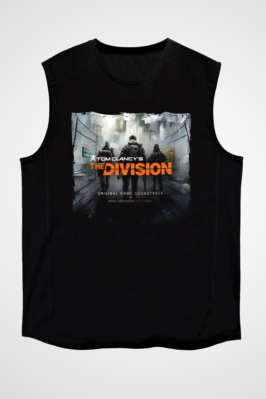 Tom Clancy Siyah Unisex Kolsuz Tişört