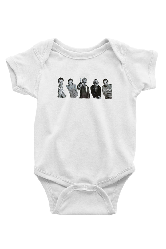 Trainspotting Baskılı Beyaz Unisex Bebek Body - Zıbın
