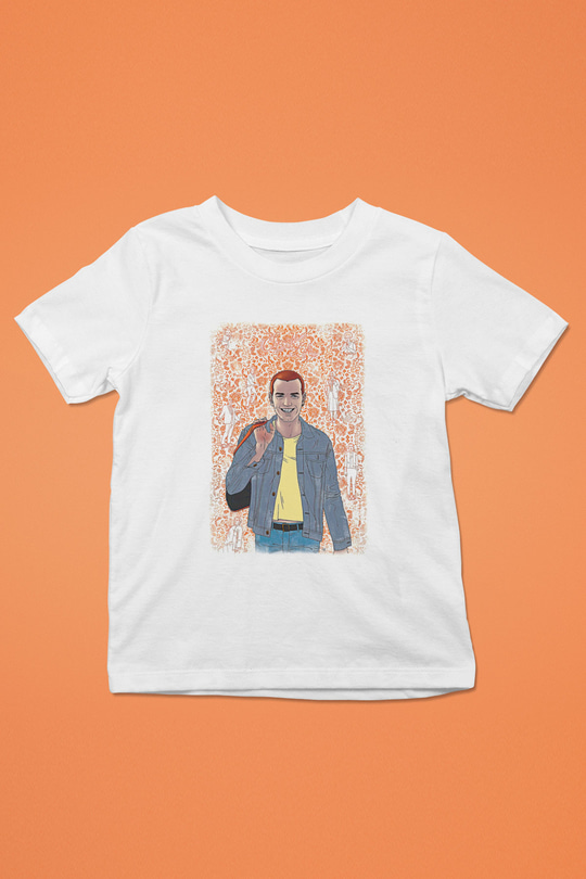 Trainspotting Baskılı Beyaz Unisex Beyaz Çocuk Tişört - Tshirt