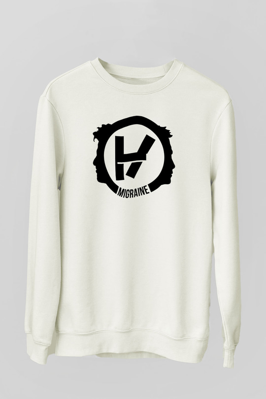 Twenty One Pilots Beyaz Unisex Sweatshirt