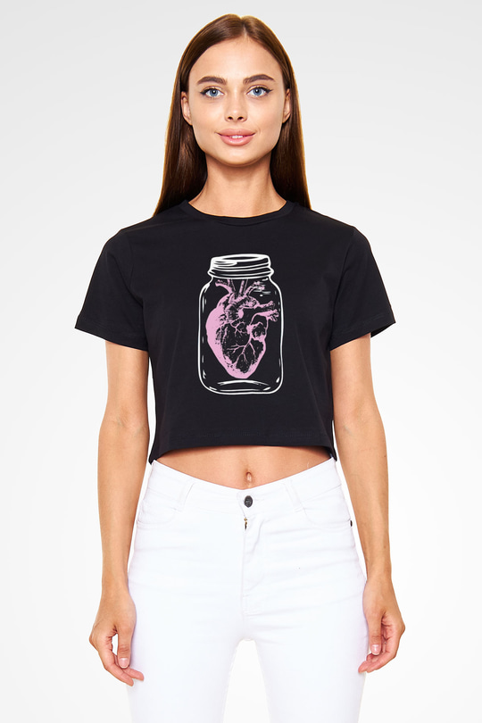 Twenty One Pilots Siyah  Crop Top Tişört