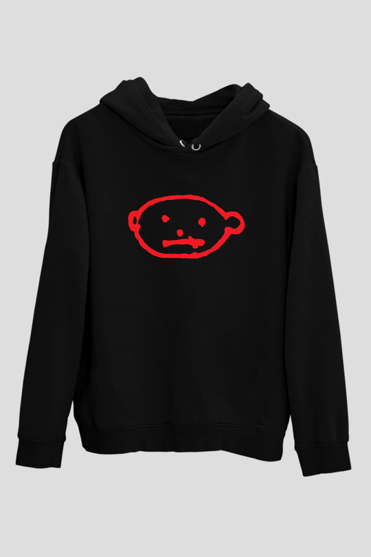 U2 Siyah Unisex Hoodie