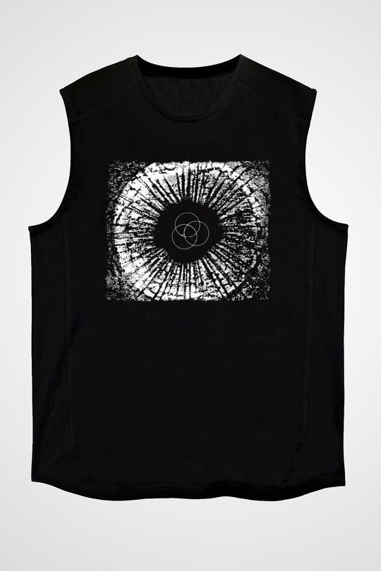 Underoath Baskılı Unisex Siyah Kolsuz Tişört - Tshirt