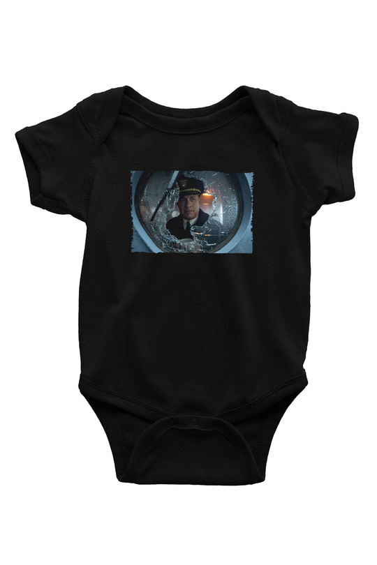 Unisex Greyhound Baskılı Siyah Bebek Body - Zıbın