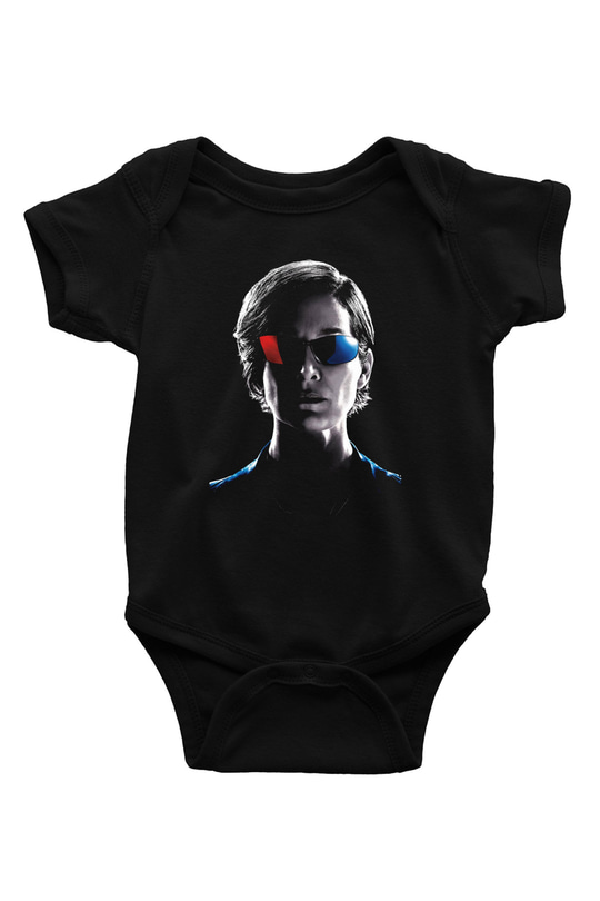 Unisex Matrix Resurrections (The Matrix Resurrections) Baskılı Siyah Bebek Body - Zıbın