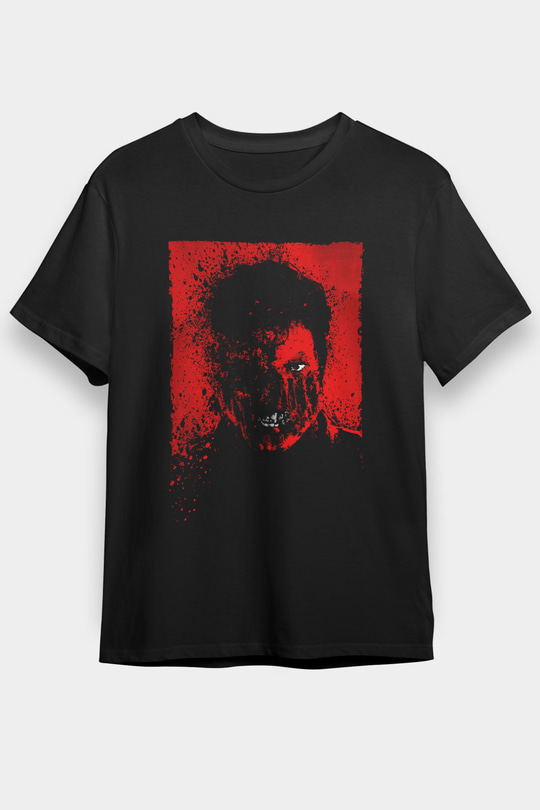 Unisex Overlord Operasyonu (Overlord) Baskılı Siyah T-Shirt