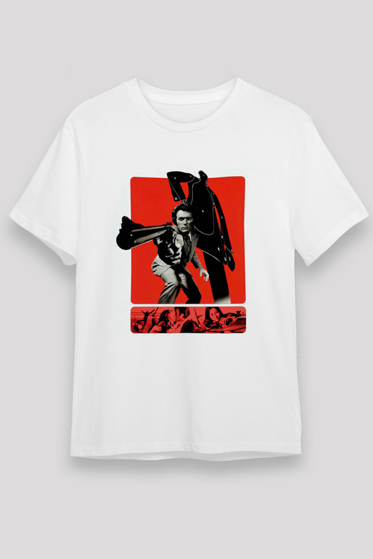 Unisex Silahın Gücü (Magnum Force) Baskılı Beyaz Tişört