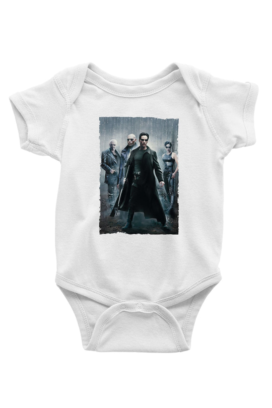 Unisex The Matrix Baskılı Bebek Body - Zıbın