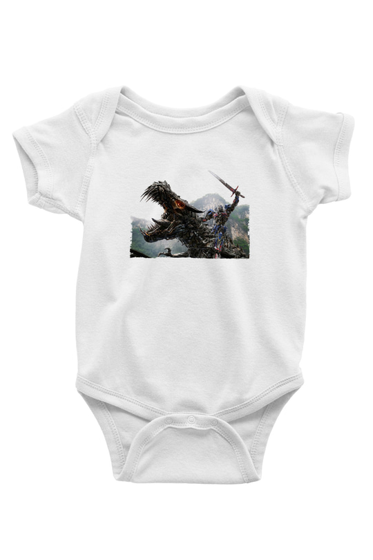 Unisex Transformers Baskılı Bebek Body - Zıbın
