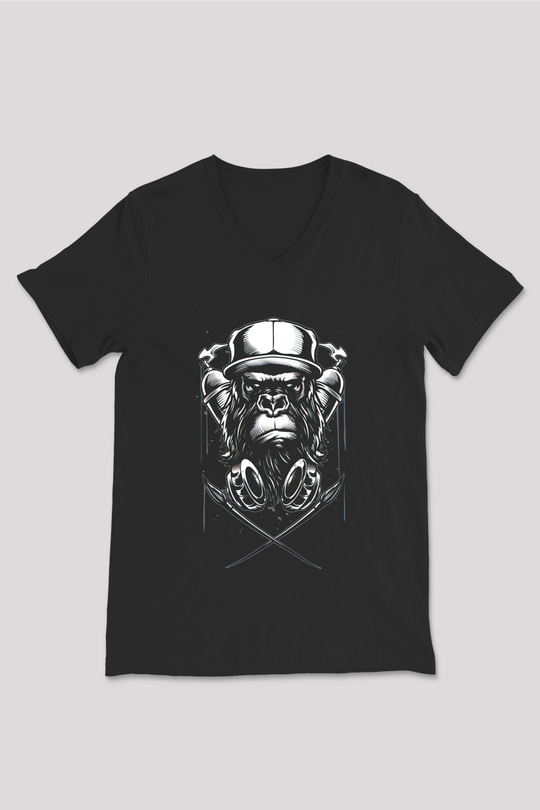 Unisex V Yaka Tişört TSR53