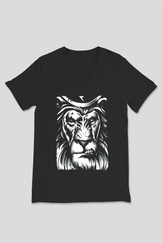 Unisex V Yaka Tişört TSR57