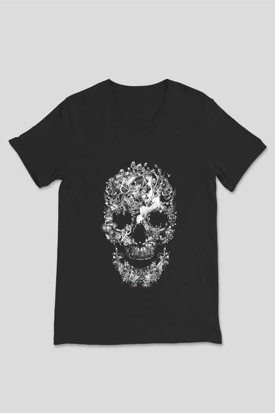 Unisex V Yaka Tişört TSR61