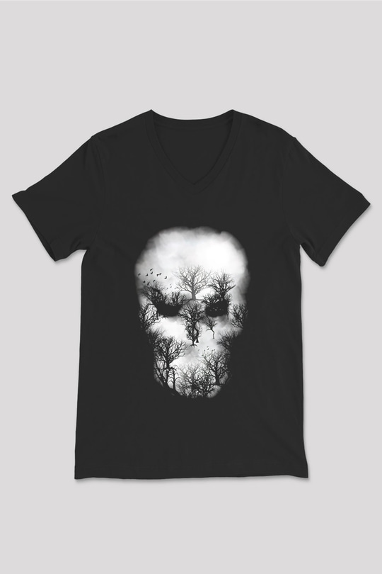 Unisex V Yaka Tişört TSR99