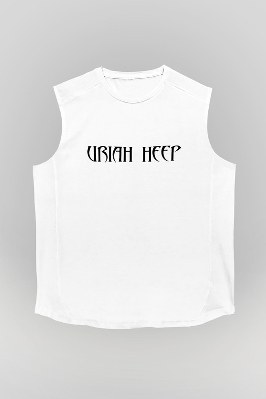 Uriah Heep Beyaz Unisex Kolsuz Tişört