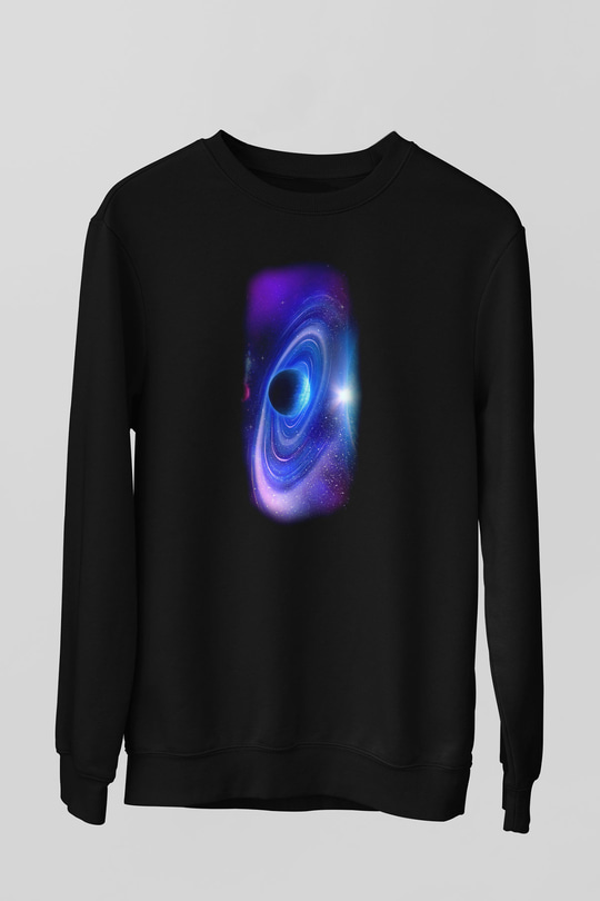 Uzay Siyah Unisex Sweatshirt