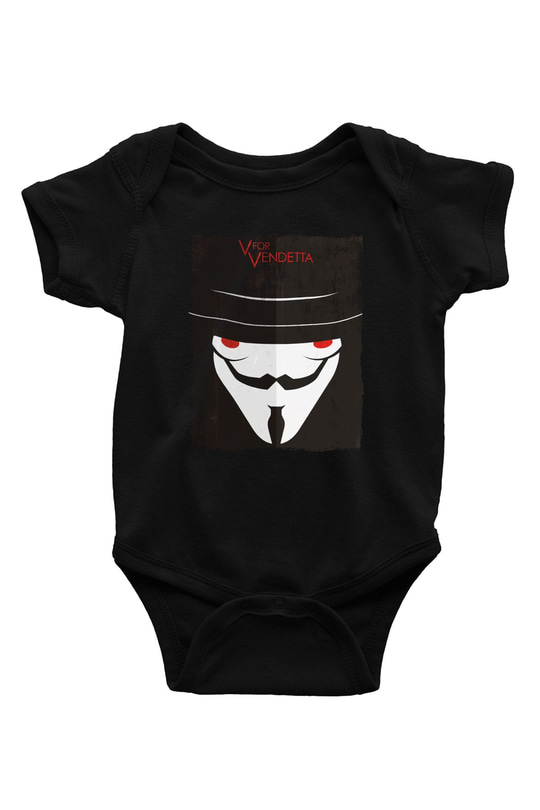 Vendetta Siyah Bebek Body - Zıbın