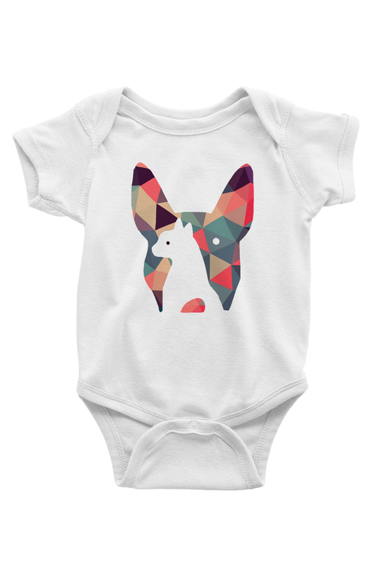 Veteriner Baskılı Beyaz Unisex Bebek Body - Zıbın