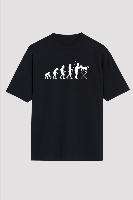 Veteriner Siyah Unisex Tişört T-Shirt - TişörtFabrikası
