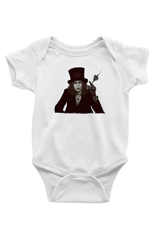 Ville Valo Baskılı Beyaz Unisex Bebek Body - Zıbın