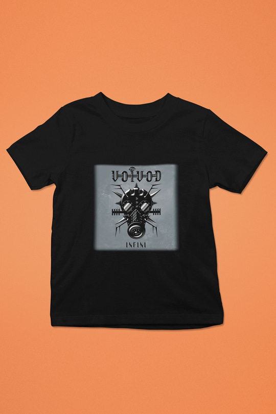 Voivod Baskılı Siyah Unisex Çocuk Tişört