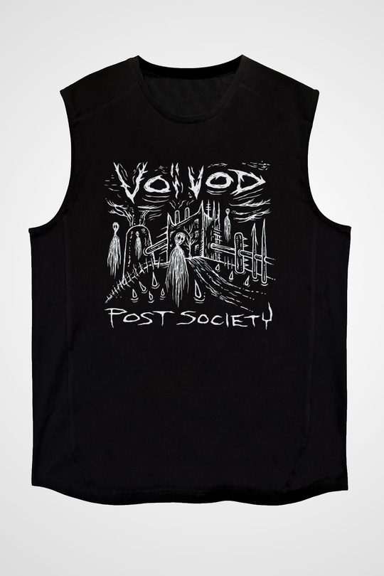 Voivod Siyah Unisex Kolsuz Tişört