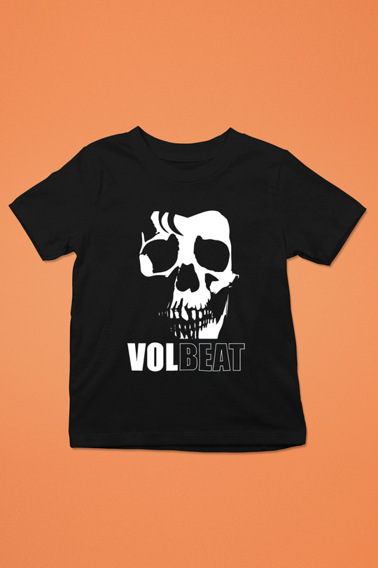 Volbeat Baskılı Siyah Unisex Çocuk Tişört