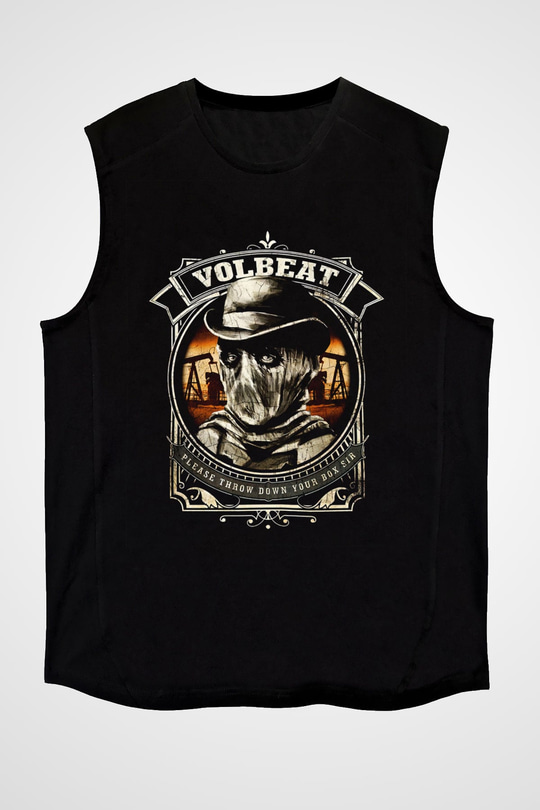 Volbeat Siyah Unisex Kolsuz Tişört